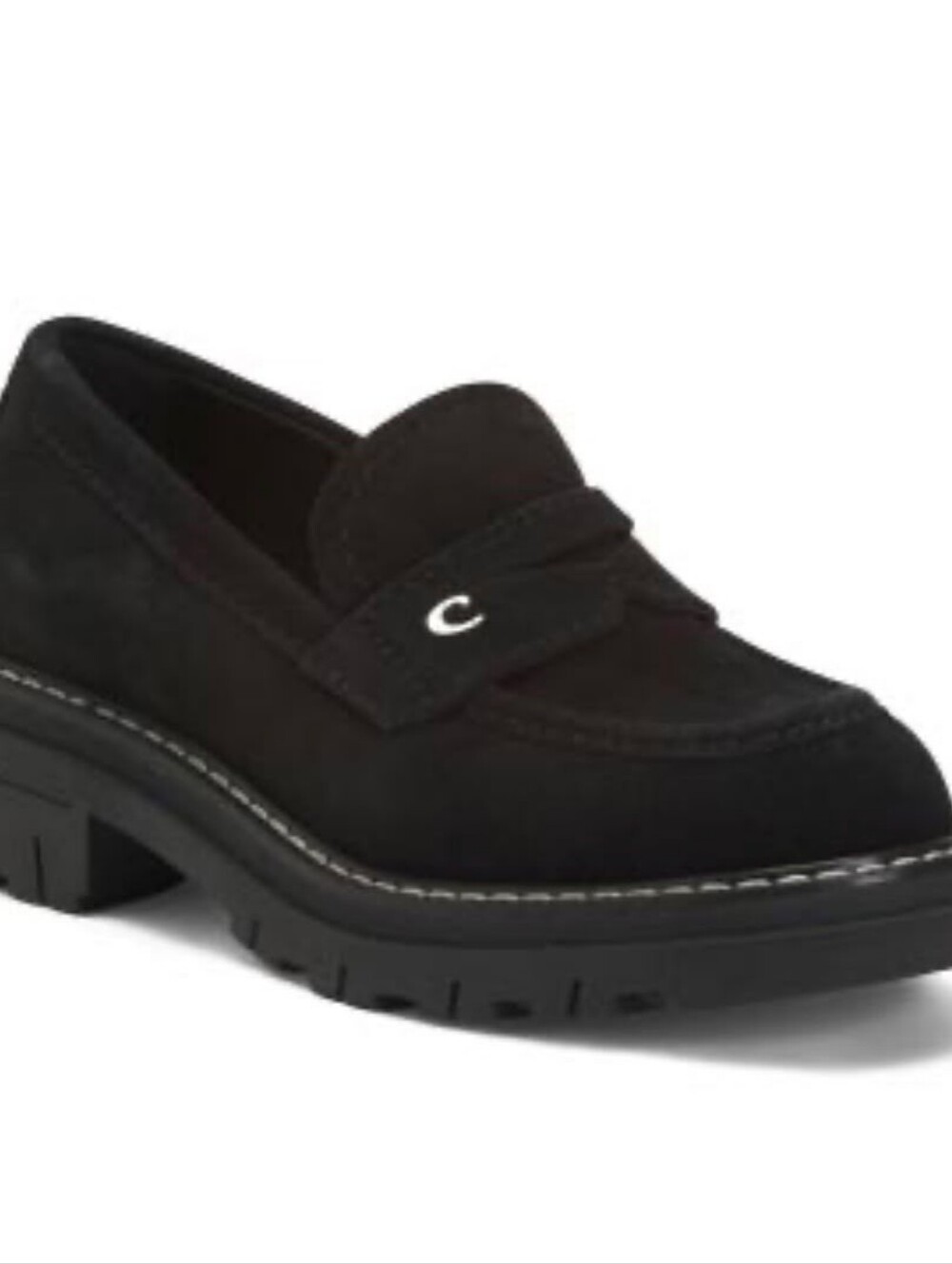 La CANADIENNE Donny City Dry Waterproof Genuine Shearling Penny Black Loafers